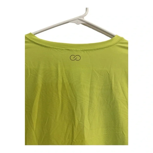 CALIA Sharp Green Tie Front Long Sleeve Cropped Rash Guard // Size L - Picture 5 of 6